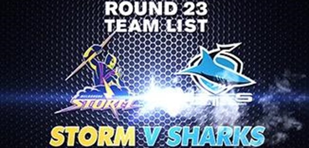 Rd 23 Sharks Team List