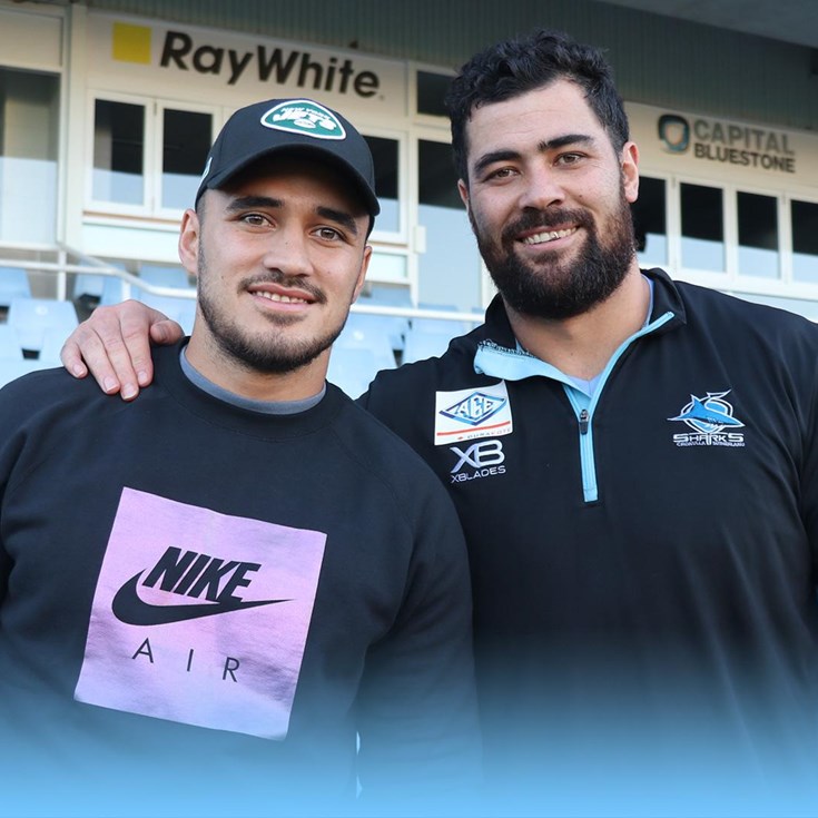 Valentine Holmes Jets in for a surprise visit