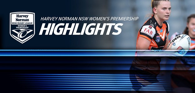 Round 1 Highlights | Harvey Norman NSW Women's Premiership - Sharks 24 def. Tigers 18