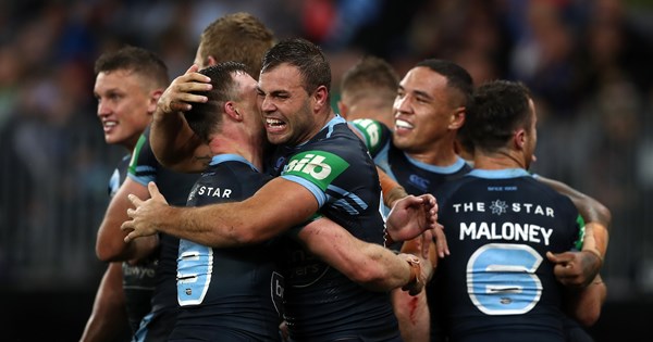 NSW Blues crush Queensland Maroons in Perth to keep State of Origin ...