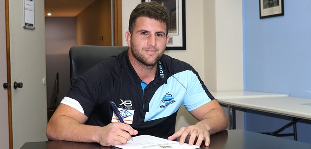 Talented youngster re-signs at the Sharks