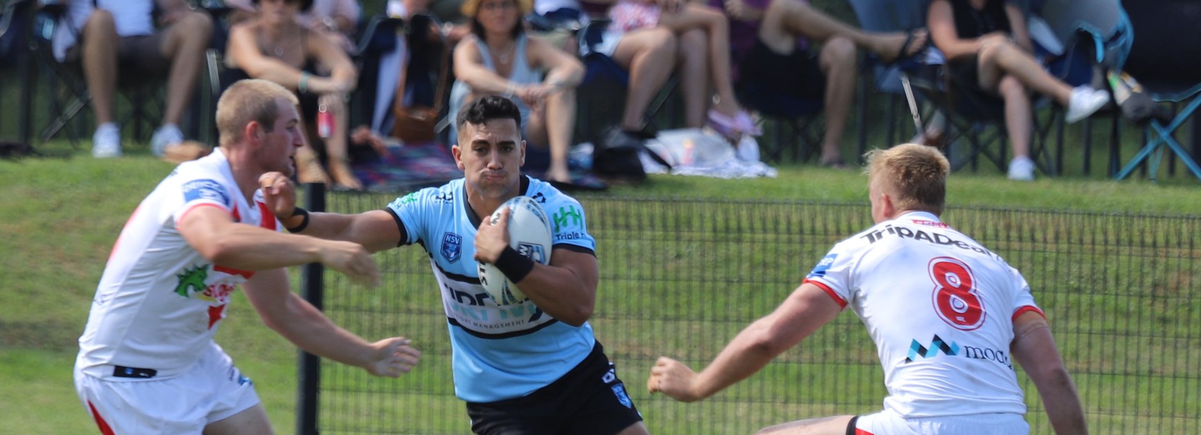 Flegg Sharks downed in dour round one clash
