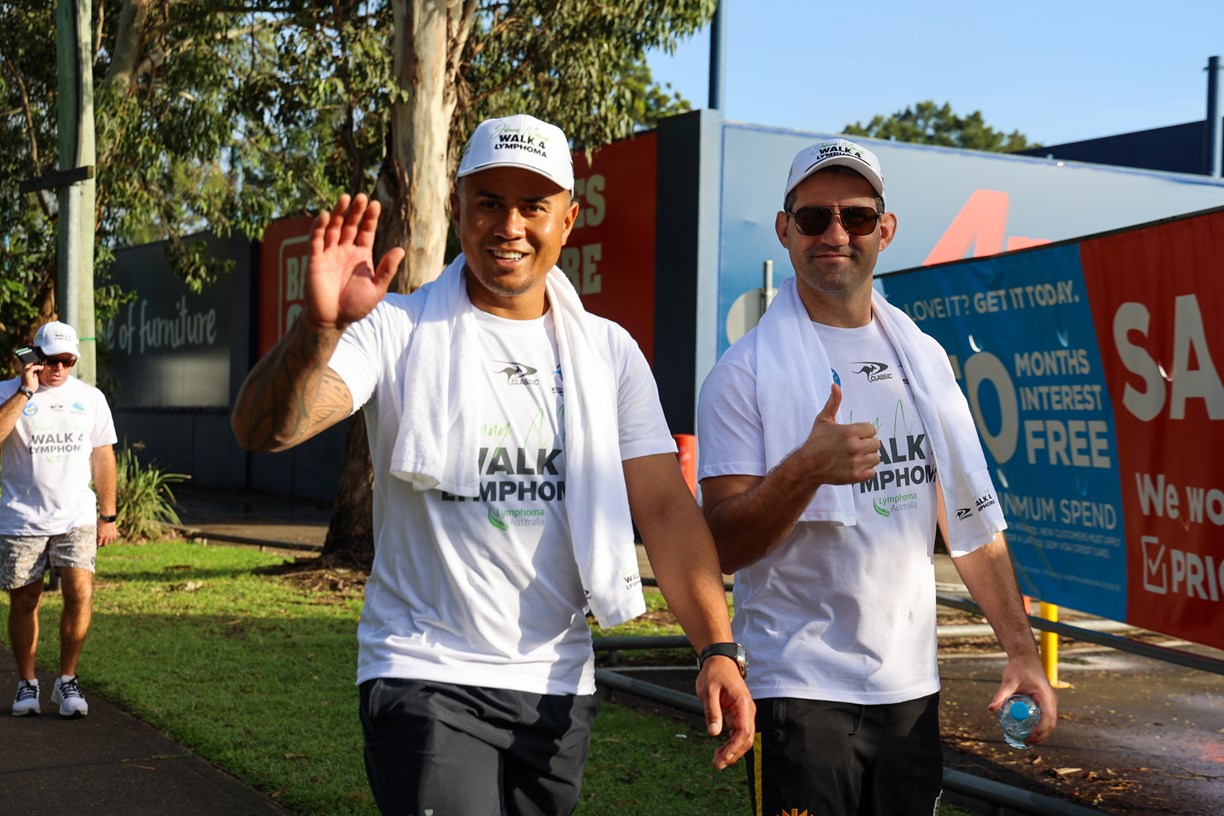 In Pictures: Johnny Mannah Walk 4 Lymphoma | Sharks