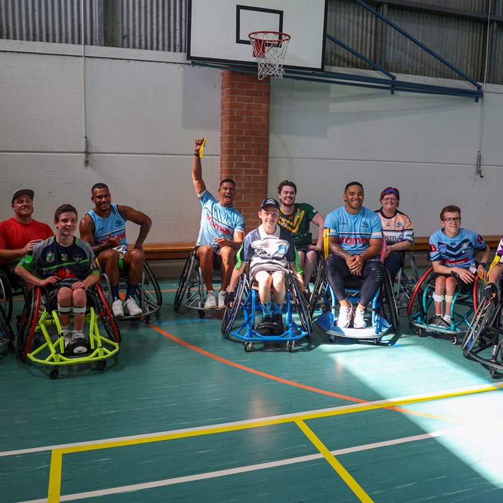 Sharks supporting NRL Wheelchair Come 'n Try