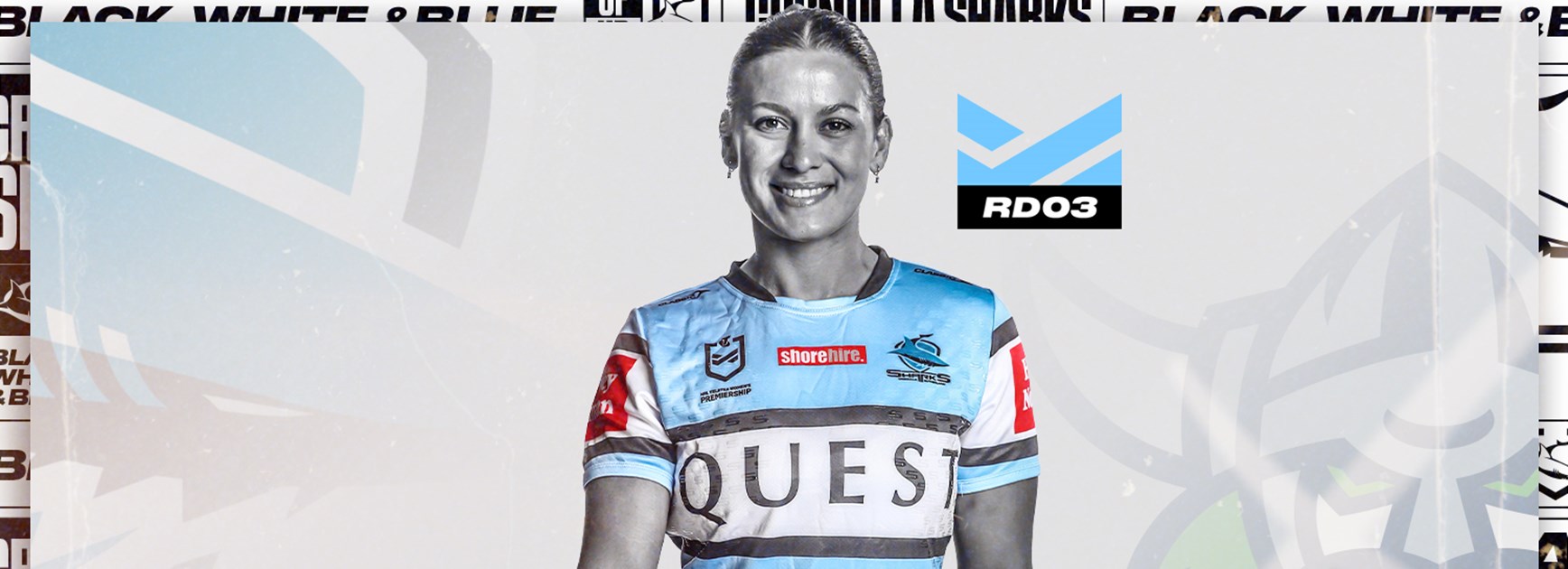 NRLW Team List - Sharks v Raiders