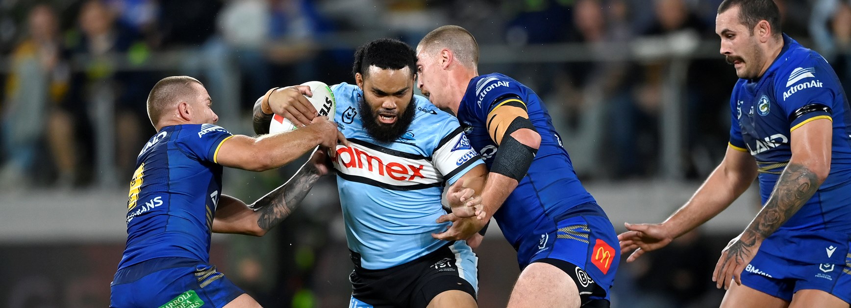 Comeback kings: Parra power past Sharks as stars return in style