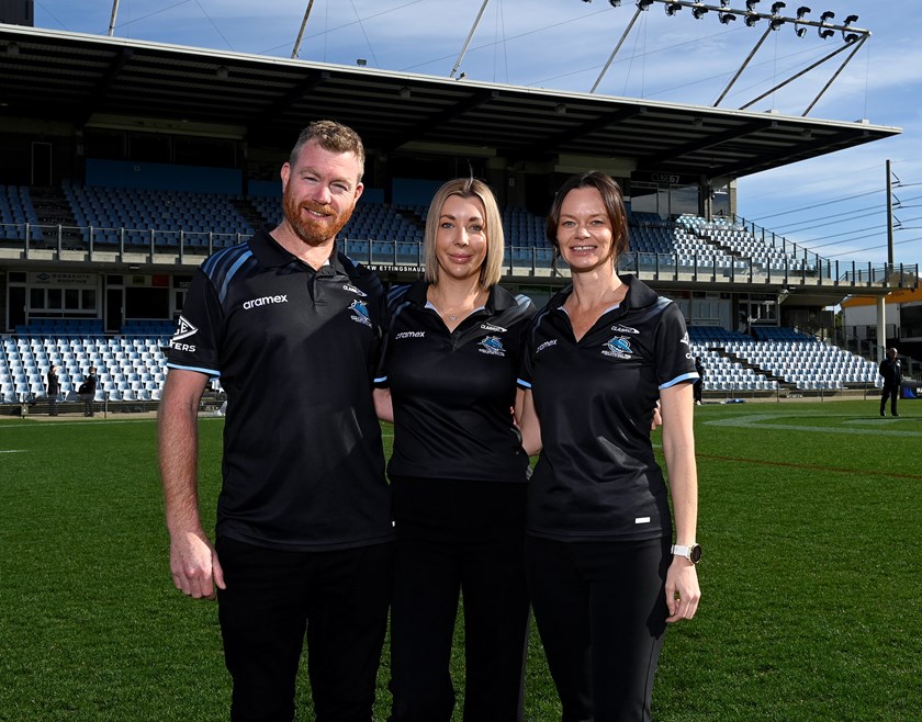 From left: Mitch Bates, Belinda Rae and Lauren Chester.