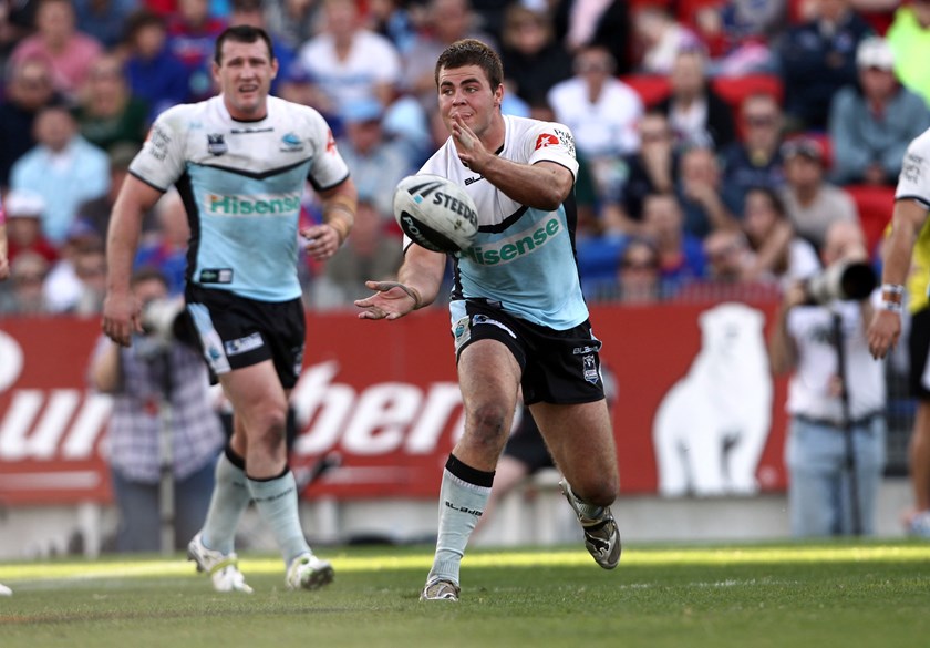 Wade Graham in his first season at the Sharks in 2011.