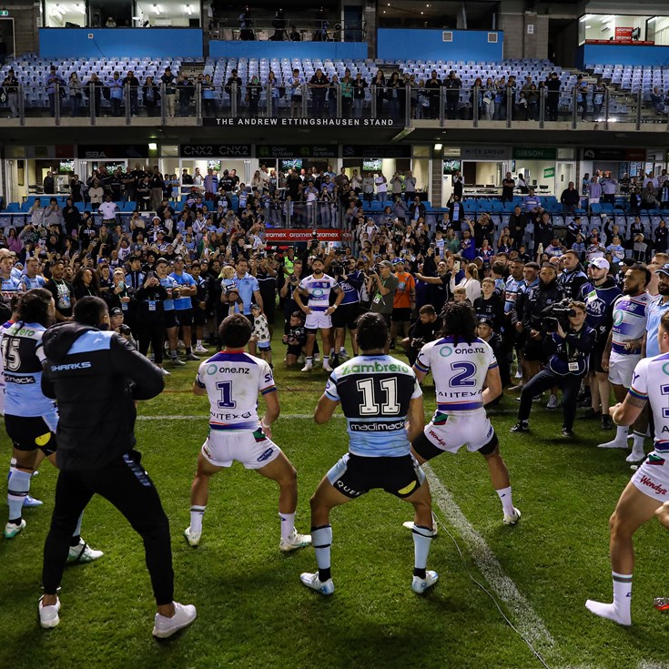 A Haka for two legends