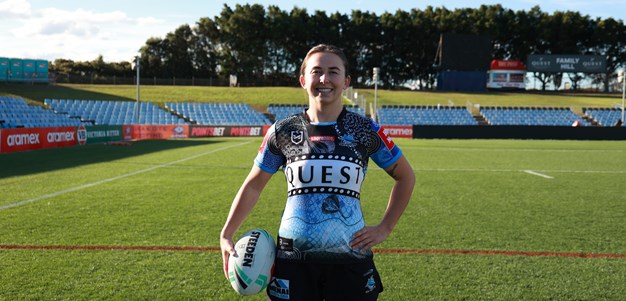 Sharks proud to wear inaugural NRLW Indigenous jersey