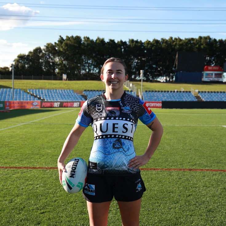 Sharks proud to wear inaugural NRLW Indigenous jersey