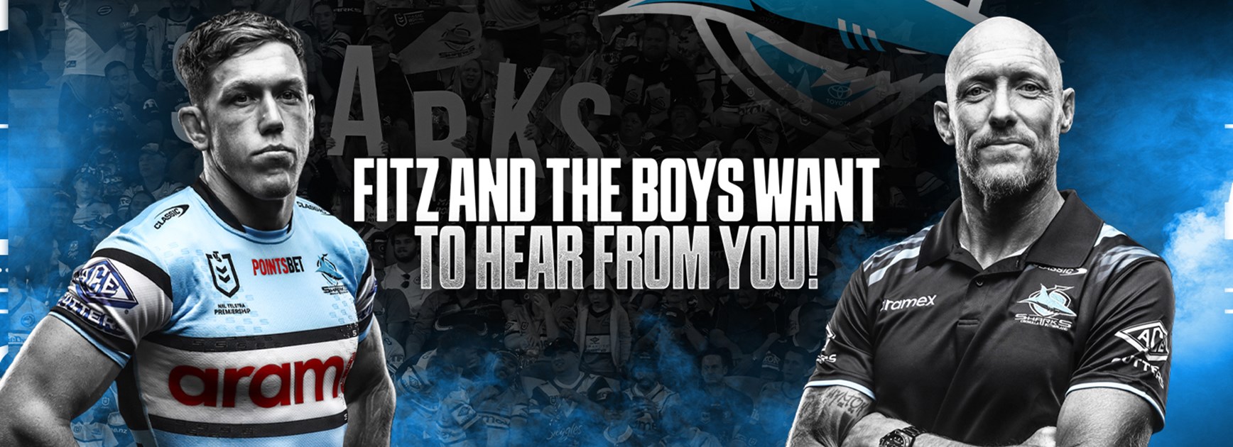 Send your message to the team before our semi-final showdown!