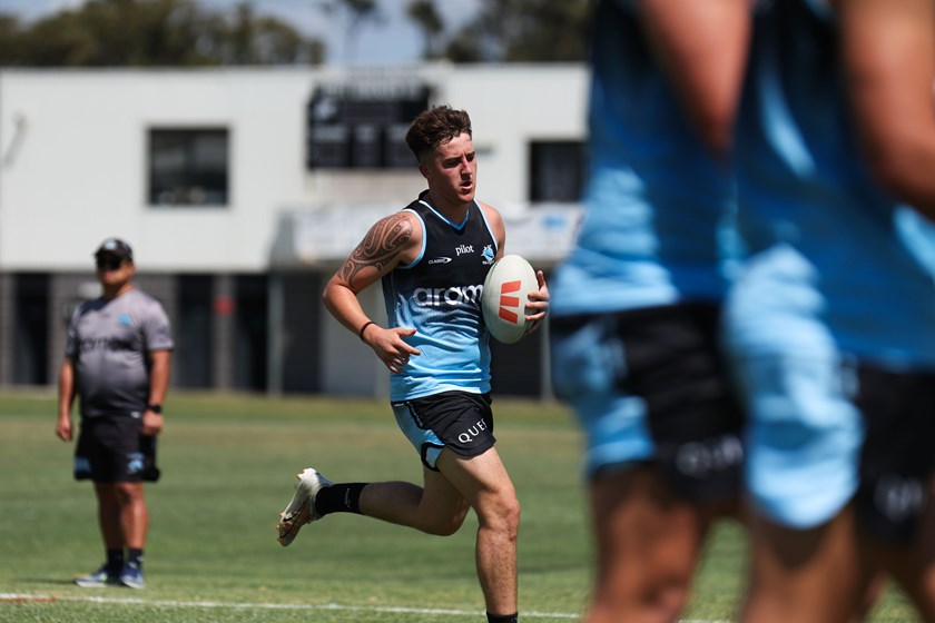 Nikora Williams enjoying NRL pre-season training.