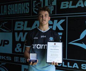 Rising Shark Williams crowned top NSW schoolboy athlete