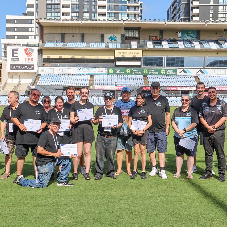 Shark Crew volunteers acknowledged for hard work