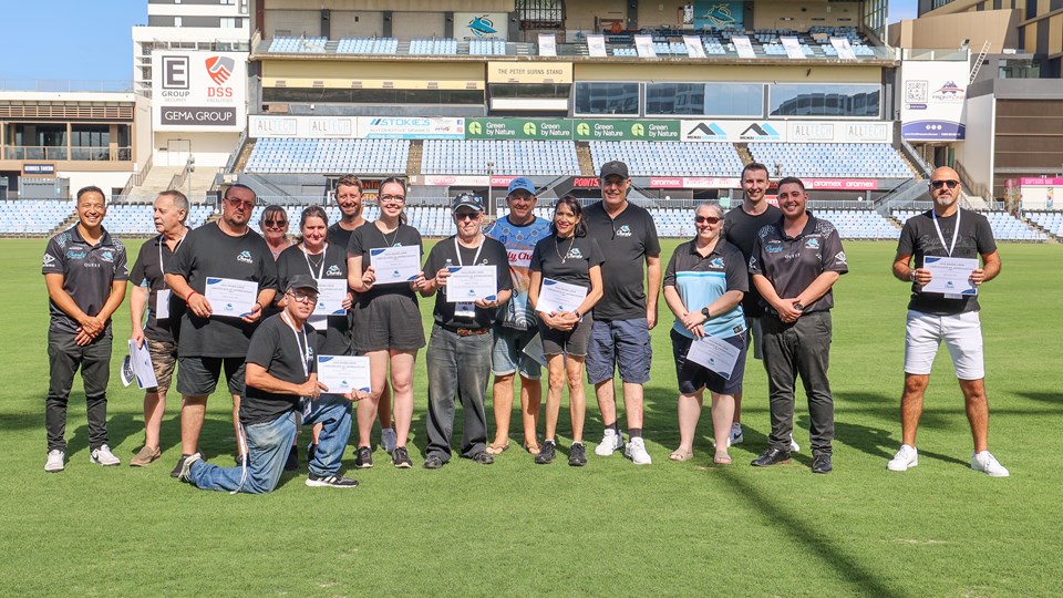 Shark Crew volunteers acknowledged for hard work