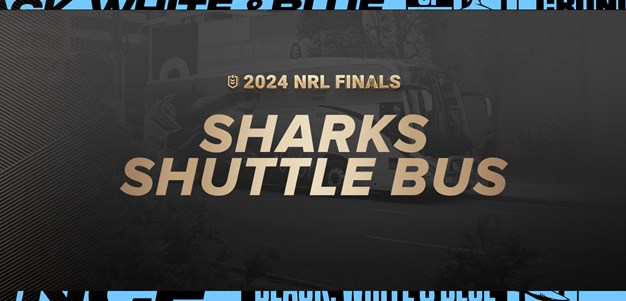 Ride the Sharks Shuttle to Saturday's NRL prelim