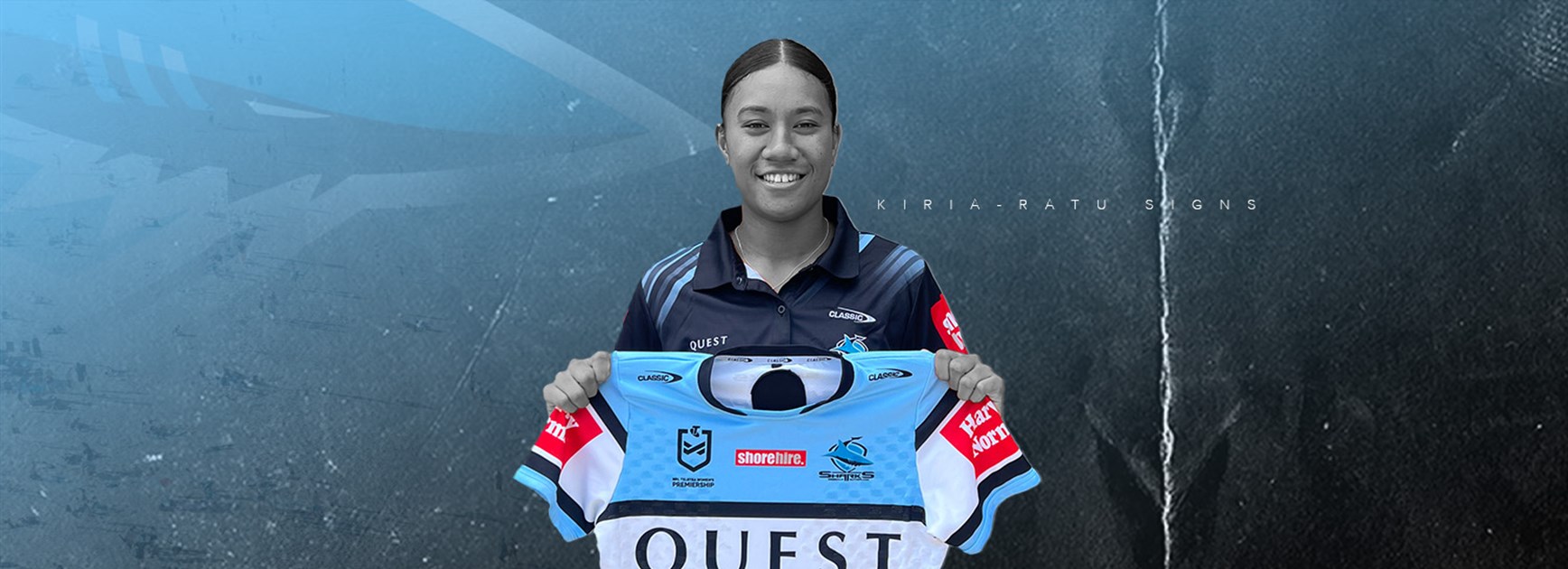 Sharks sign dynamic Cook Islands international Chantay Kiria-Ratu