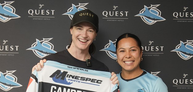 Sharks welcome Cate Campbell into NRLW sanctum